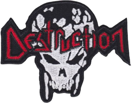 Großes Nähzubehör Gojira Logo Gewebtes Iron-On Großes Patch Goj66bptc