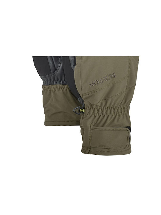 Burton Profile Glove Martini Olive 103551-093 Men's Ski & Snowboard Gloves Green