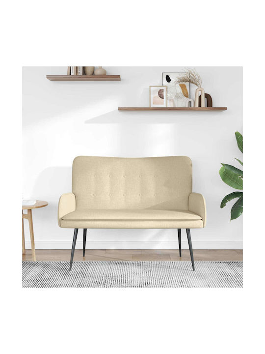 Двуместен Диван Крем 115x61x87см