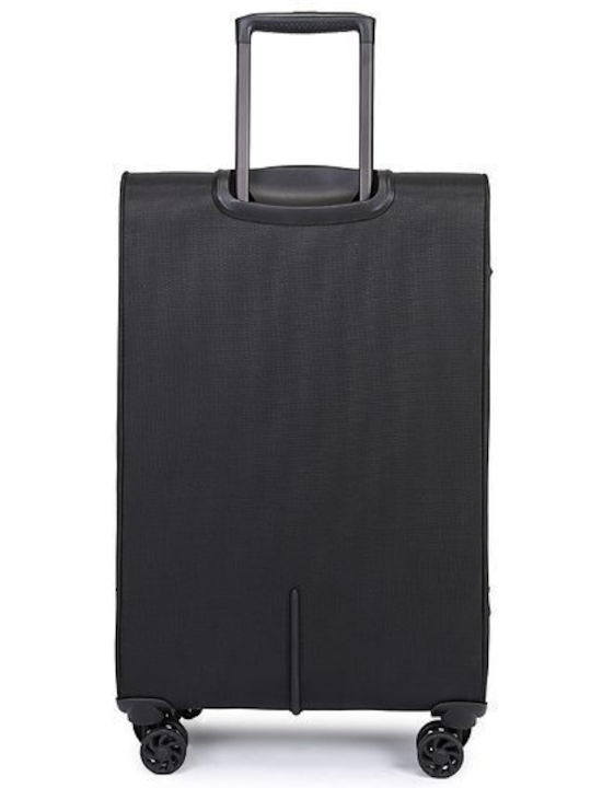 Large Fabric Suitcase Cardinal 5200/78 Black