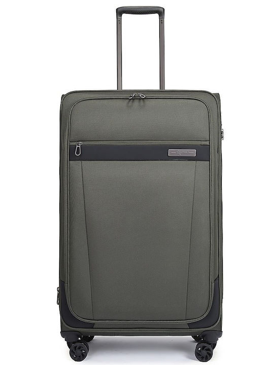 Large Fabric Suitcase Cardinal 5200/78 Khaki