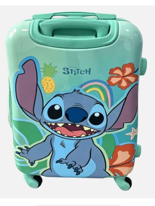 Kinder Reisegepäck Trolley Türkis Stitch 35lt 39x22x75cm