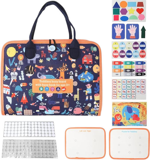 Blue Orange Πίνακας Δραστηριοτήτων Activity Board Mini Ταμπλό Δραστηριοτήτων Παιχνίδια Montessori