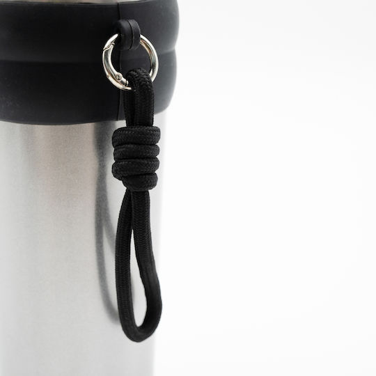 TnS Μπουκάλι Θερμός 800ml Καφέ με Καλαμάκι και Λαβή