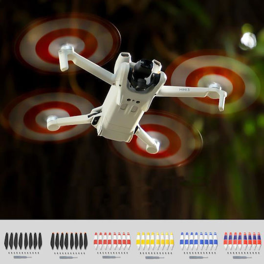 Dji Mini 3 Drone 8pcs Set 6030f Propeller Blades Low Noise Wings Screwdrivers Color Red