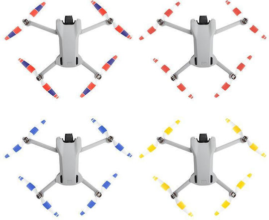 Dji Mini 3 Drone 8pcs Set 6030f Propeller Blades Low Noise Wings Screwdrivers Color Orange Tip
