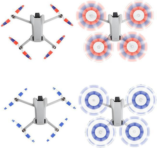 Dji Mini 3 Drone 8pcs Set 6030f Propeller Blades Low Noise Wings Screwdrivers Color Red