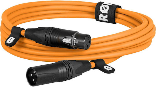 Rode Mikrofone Premium XLR-Kabel XLR3m-o Orange Orange 3 Meter