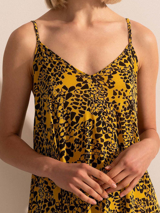 Sofiaman Women's Yellow Beach Dress