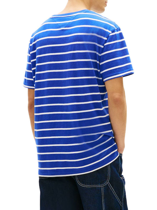 Tommy Hilfiger Tjm Herrenbluse Fizzy Blauer Streifen Tommy Hilfiger Tjm Herrenbluse Fizzy Blauer Streifen