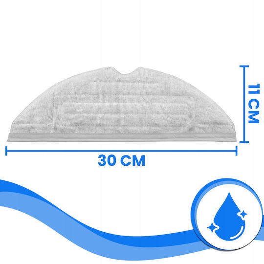4 Pieces Mopping Cloths For Roborock Robot Vacuum Cleaner