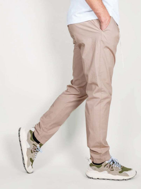 Παντελόνι σε Slim Εφαρμογή Beige