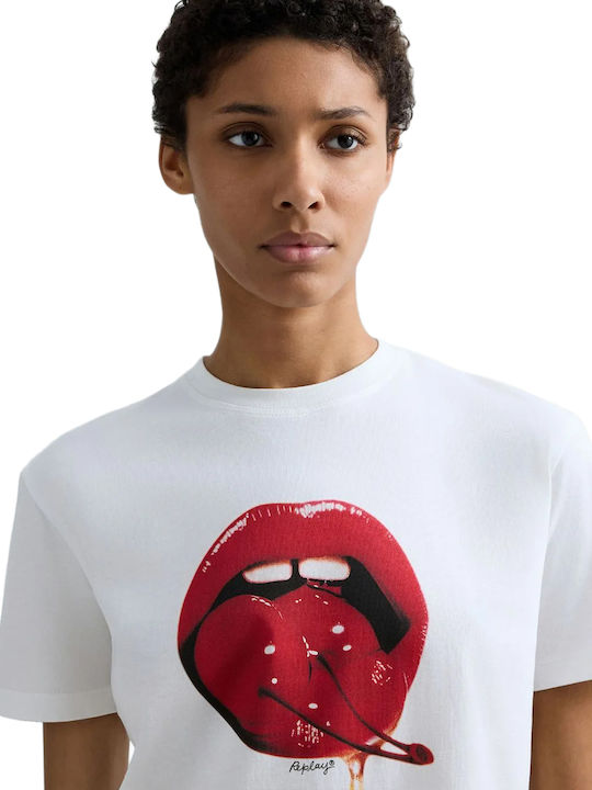 Damen Bluse Baumwolle Naturweiß