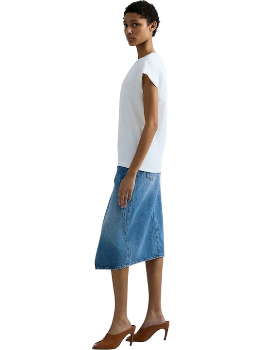 Damen Bluse Baumwolle Naturweiß