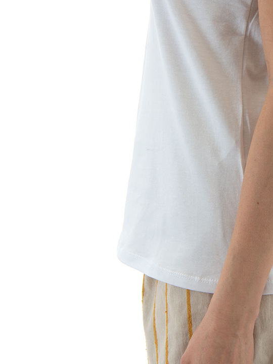 Γυναικείο T-shirt Λευκο