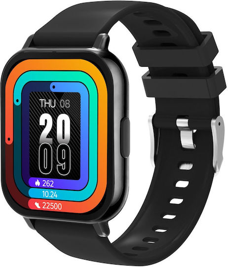 Denver SWC-176 Smartwatch With Heart Rate Monitor Black