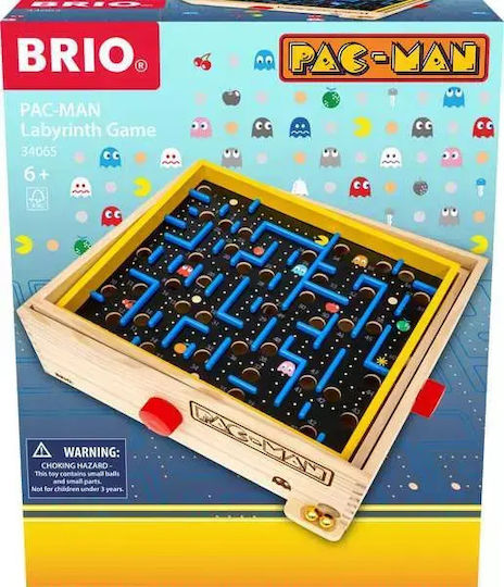 Brio Joc Clasic Labirint de Lemn Pac-man Cod 34065