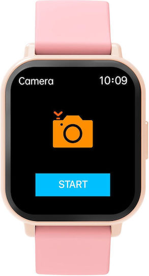 Denver SWC-176 Smartwatch mit Herzfrequenzsensoren (Rosa)
