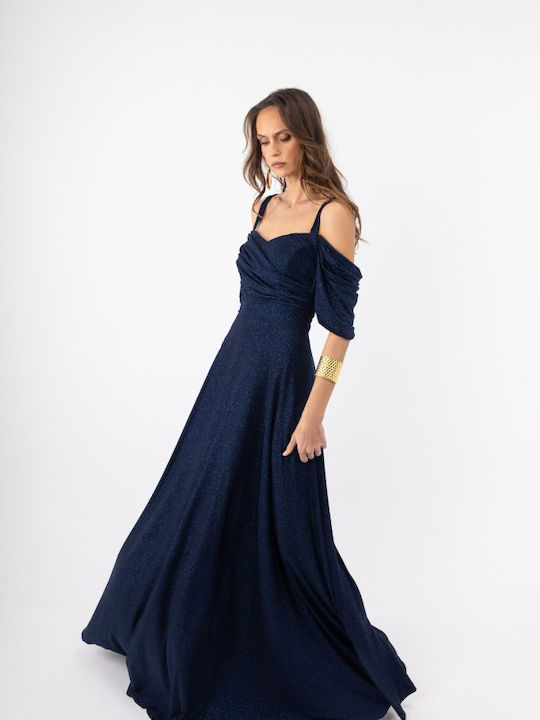 Maxi Dress for Wedding - Christening Blue