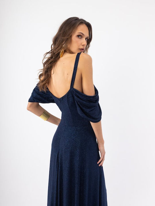 Maxi Dress for Wedding - Christening Blue