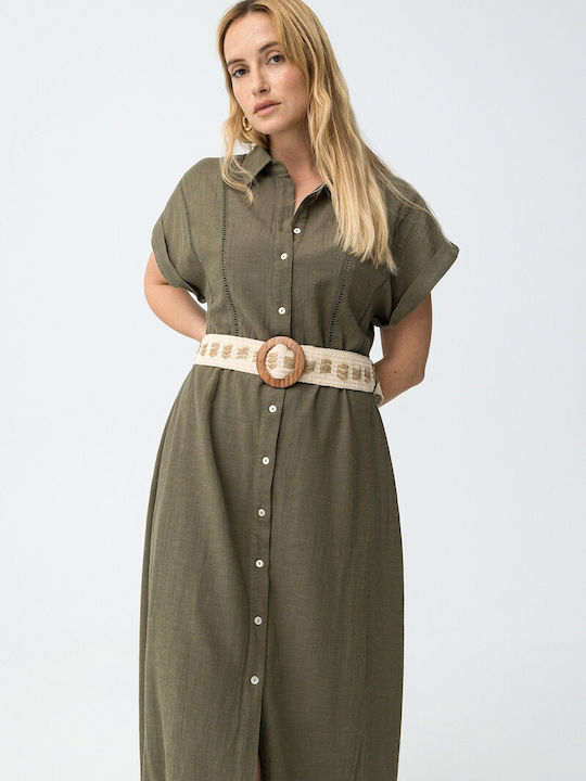 Tiffosi Dress All Day Khaki