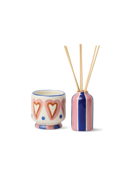 A Dopo Hearts Κεραμικό Diffuser 118ml Rosewood Vanilla Paddywax