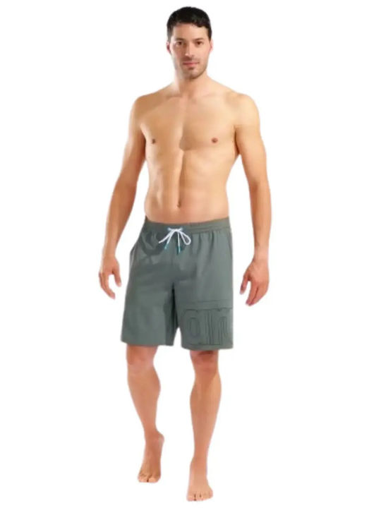 Costum de Baie Bărbați Bermude Kaki cu Model