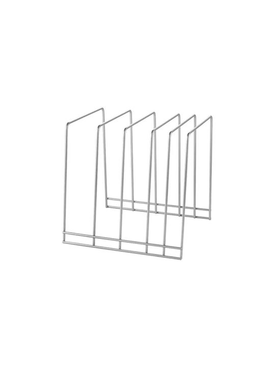 Metaltex Metallische Schrank-Geschirrständer 24x25x24cm Silber