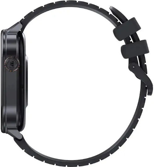 Kospet Pulse Aluminium Smartwatch με Παλμογράφο (Μαύρο)