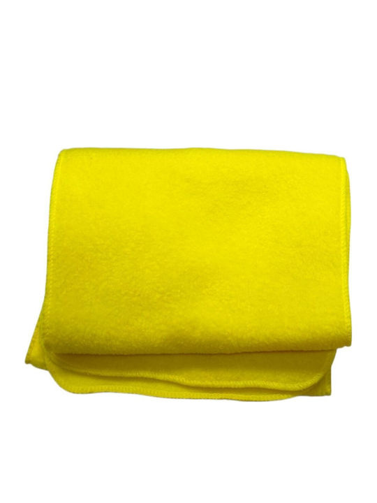 Γυναικείο Fleece Κασκόλ Κίτρινο