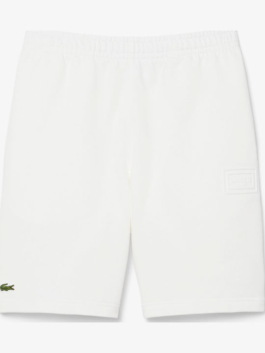 Men's White Bermuda Shorts