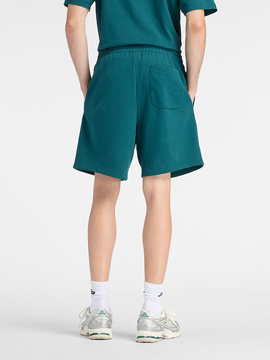 New Balance French Terry Men's Shorts Green Green
