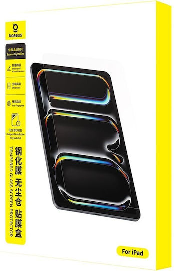 Baseus Tempered Glass Crystalline Series Hd Ipad Pro Air 3 10.5'inch Pad 7 8 9 2019 2020 2021 10.2inch Easy-fix P0031107