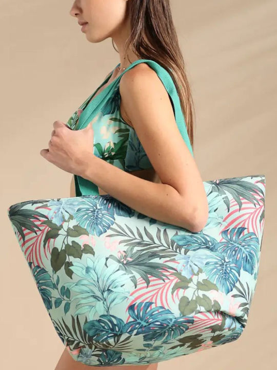 Noidinotte Fabric Green Beach Bag