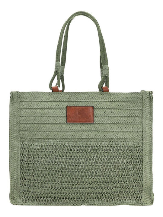 Bag to Bag Ψάθινη Τσάντα Θαλάσσης Πράσινη Bag to Bag Ψάθινη Τσάντα Θαλάσσης Πράσινη