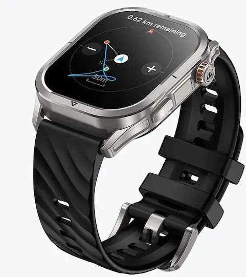 Kospet Kospet P10 Edelstahl Smartwatch mit Herzfrequenzmesser (Silber)