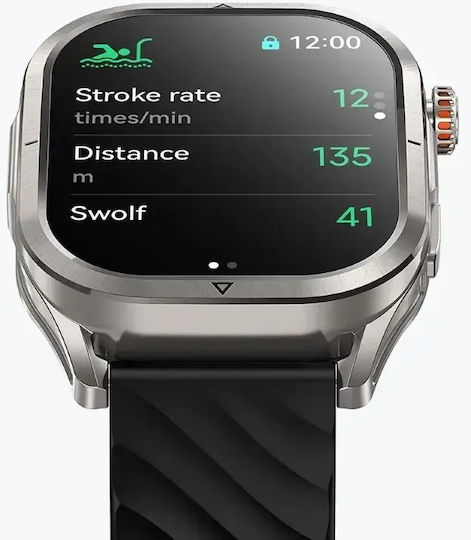 Kospet Kospet P10 Edelstahl Smartwatch mit Herzfrequenzmesser (Silber)