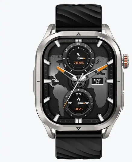 Kospet Kospet P10 Edelstahl Smartwatch mit Herzfrequenzmesser (Silber)