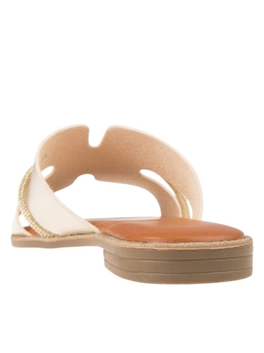 Women's Flat Sandals Gold