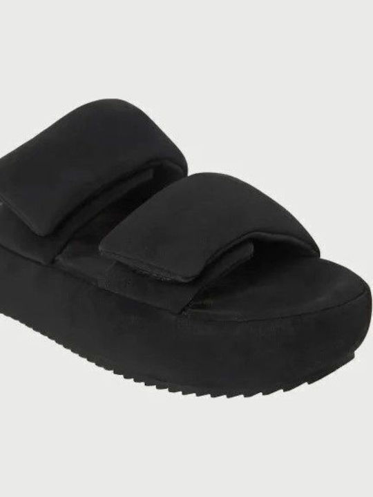 Γυναικεία Σανδάλια Flatforms Μαύρα