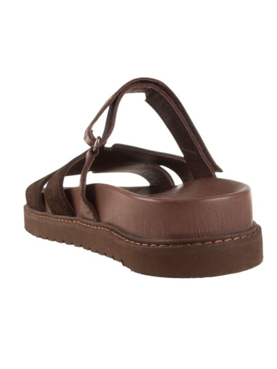 Leather Women's Anatomic Brown Sandals