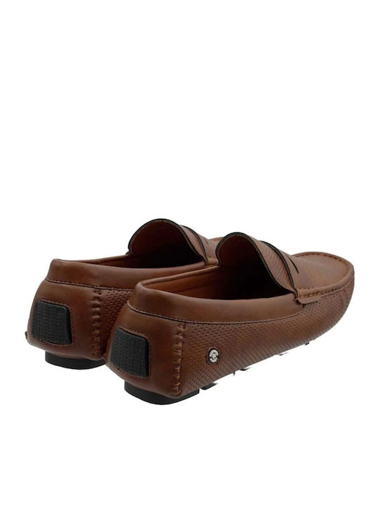Men's Moccasins in Tabac Brown Colour