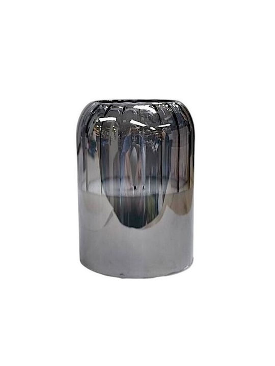 Electric Candle Cortina Led Glass Candle Layer 100/75mm Grey