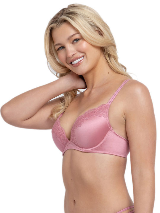 Pink and Grey Plunge Bras 2Pack