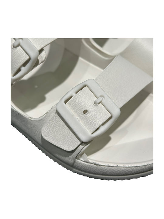 Flip Flops in Sandal Style in White Colour