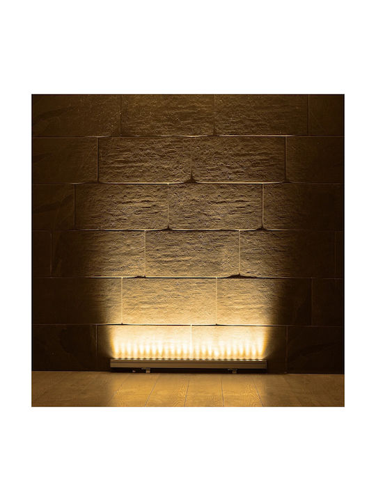GloboStar Washermargo Outdoor LED Wall Washer 24W With Warm White Light IP66 White