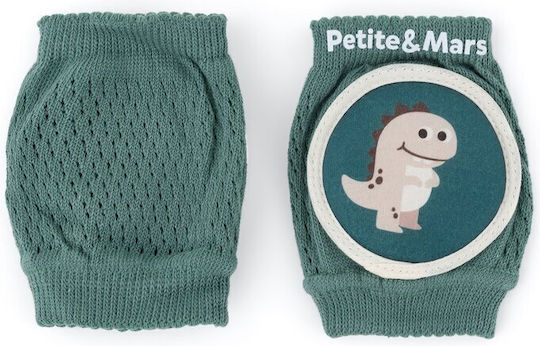 Petite & Mars Επιγονατίδα Μπουσουλήματος από Ύφασμα σε Πράσινο Χρώμα