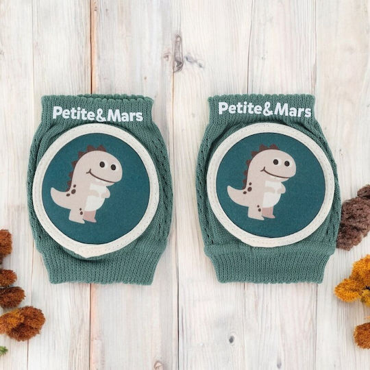 Petite & Mars Επιγονατίδα Μπουσουλήματος από Ύφασμα σε Πράσινο Χρώμα