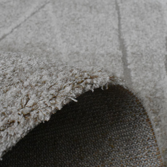 Soft Touch Wohnzimmer Teppich Rechteckig Beige 160x230cm