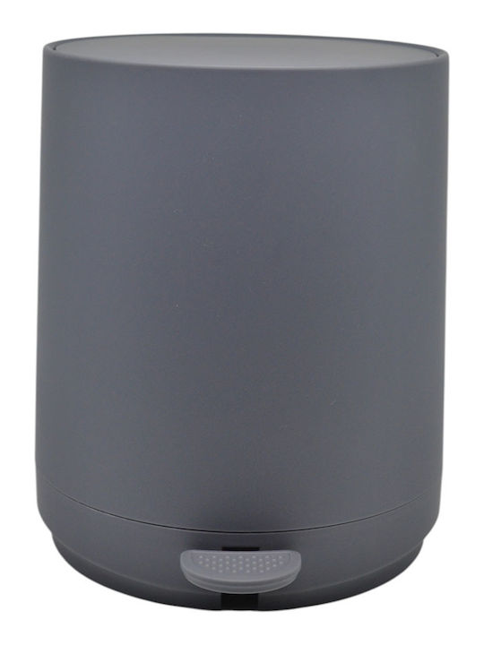 Ankor Plastic Bathroom Bin Soft Close 5l Gray